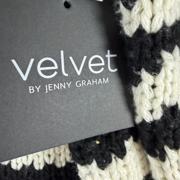 Velvet by Graham & Spencer Women's Maywood Chunky Fair Isle Sweater M - Picture 9 of 12